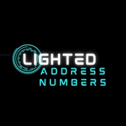 Lighted Address Numbers Logo